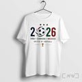Officials Soccer World Cup 2026 Usa Canada Mexico United Football Trophy Premium T Shirts Sweater