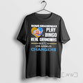 Officials Some Grandmas Play Bingo Real Grandmas Watch Los Angeles Chargers Premium T Shirts Sweater