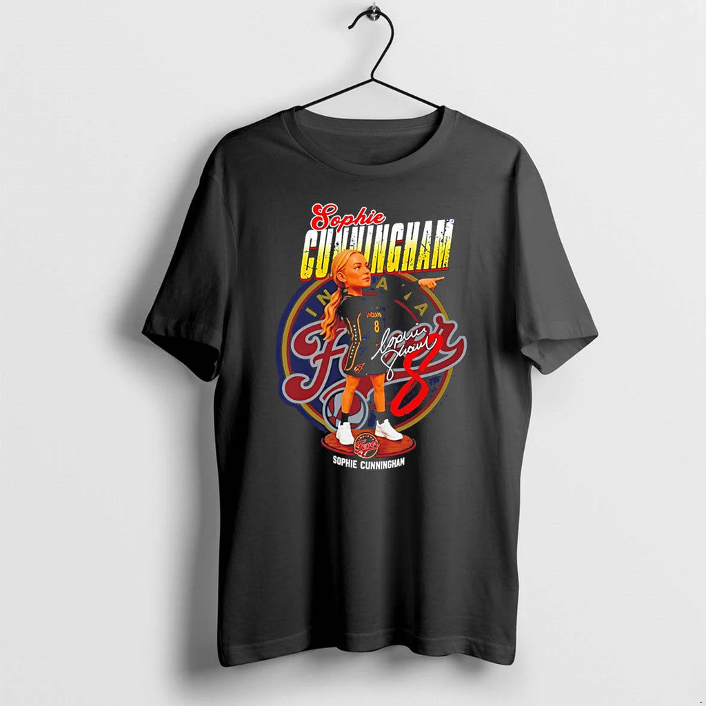 Officials Sophie Cunningham Indiana Fever Bobblehead 1 Tee Premium T Shirt