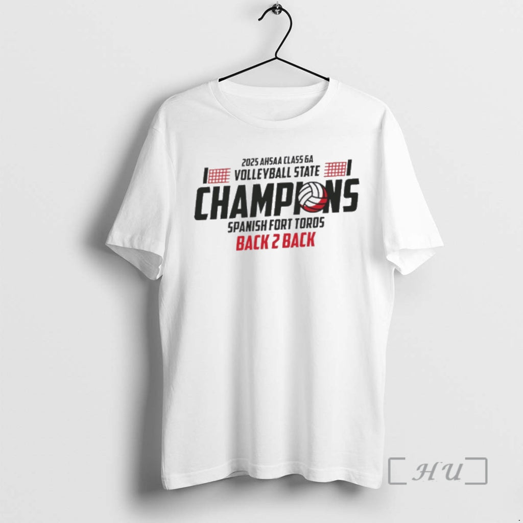 Officials Spanish Fort Toros 2025 Ahsaa Volleyball 6a State Champions Premium T Shirt Sweater