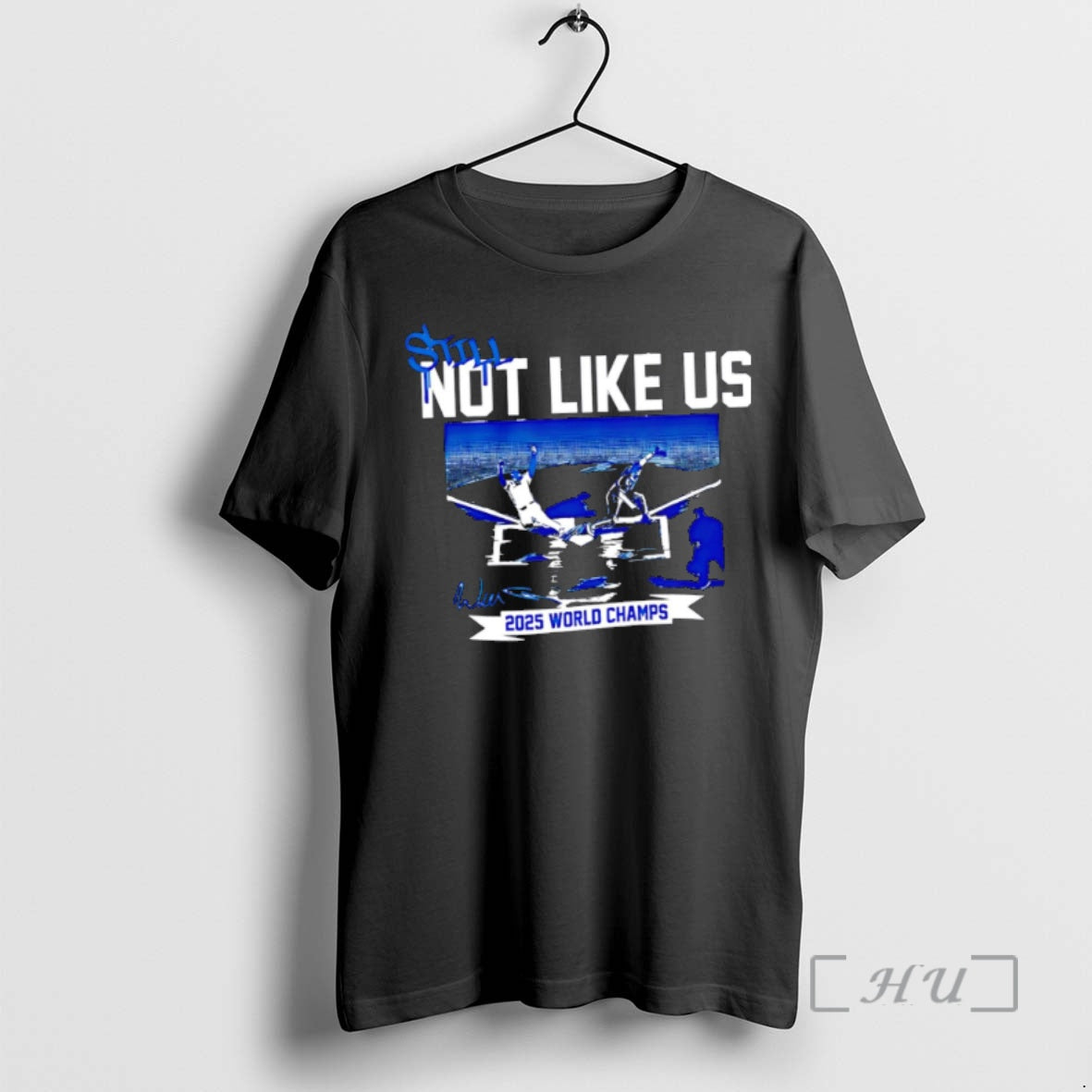 Officials Still Not Like Us Los Angeles Baseball 2025 World Champs Premium T Shirt Sweater