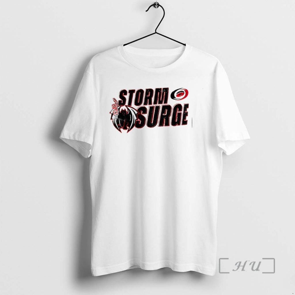 Officials Storm Surge Carolina Hurricanes Hockey Logo Vintage