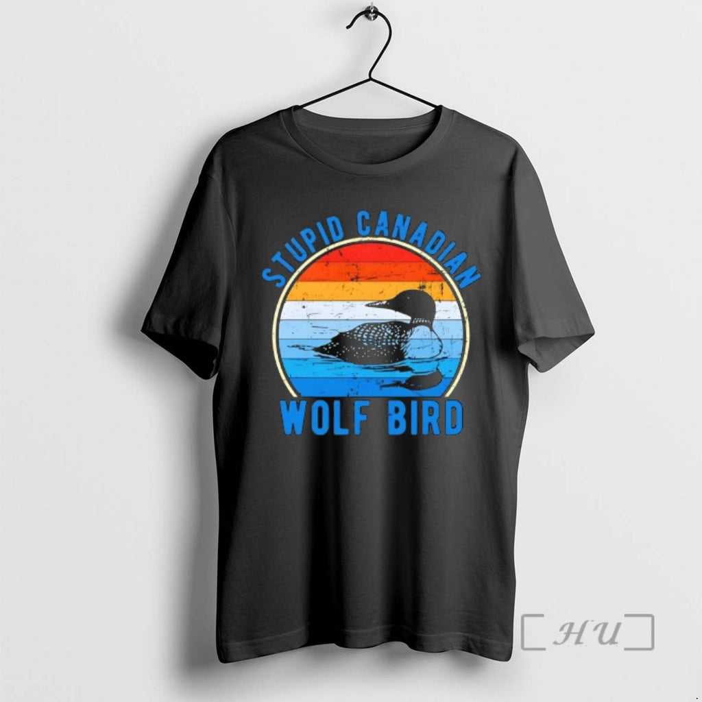 Officials Stupid Canadian Wolf Funny Loon Bird Humor Vintage