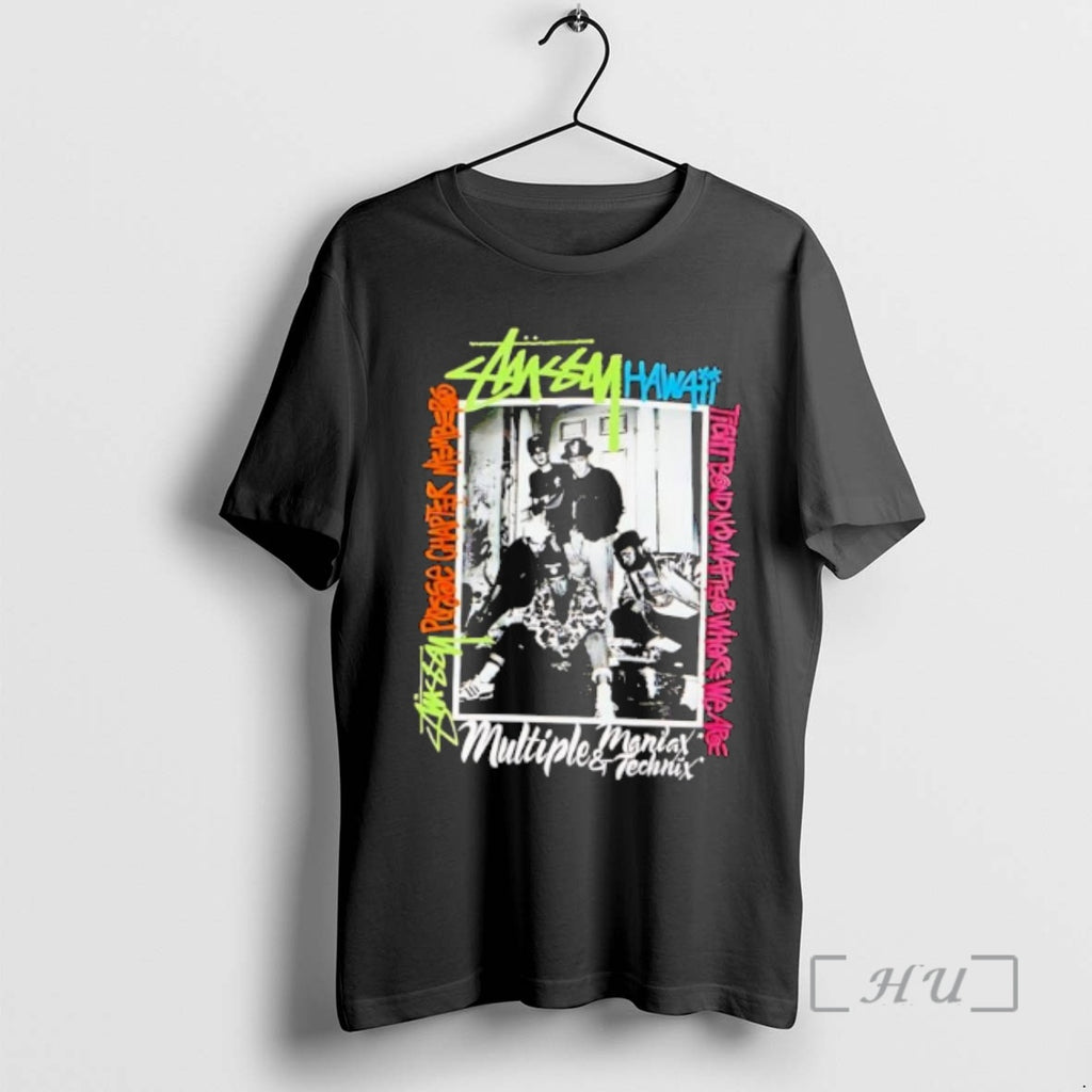 Officials Stussy Hawaii Posse Chapter Members Multiple Maniax Technix Graphic
