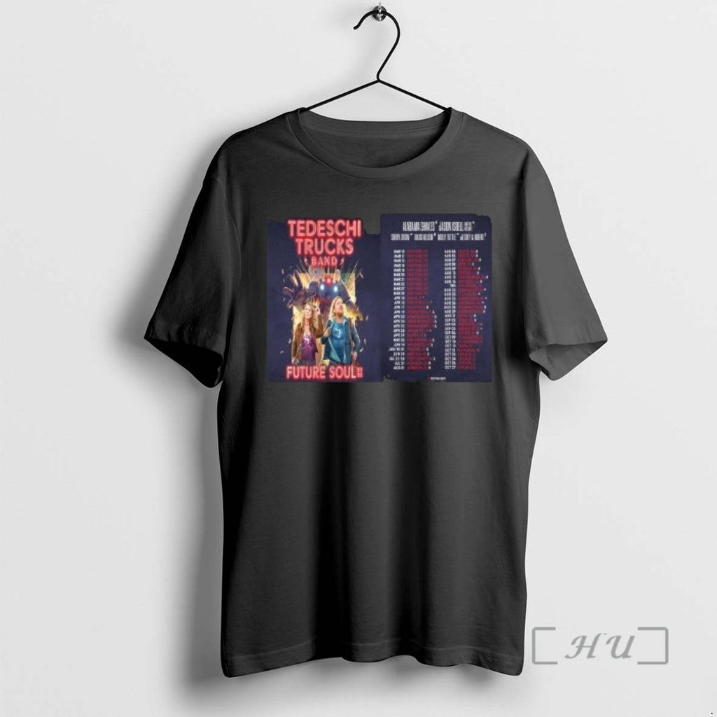 Officials Tedeschi Trucks Band Future Soul 2026 Tour North America Schedule Dates Premium T Shirts