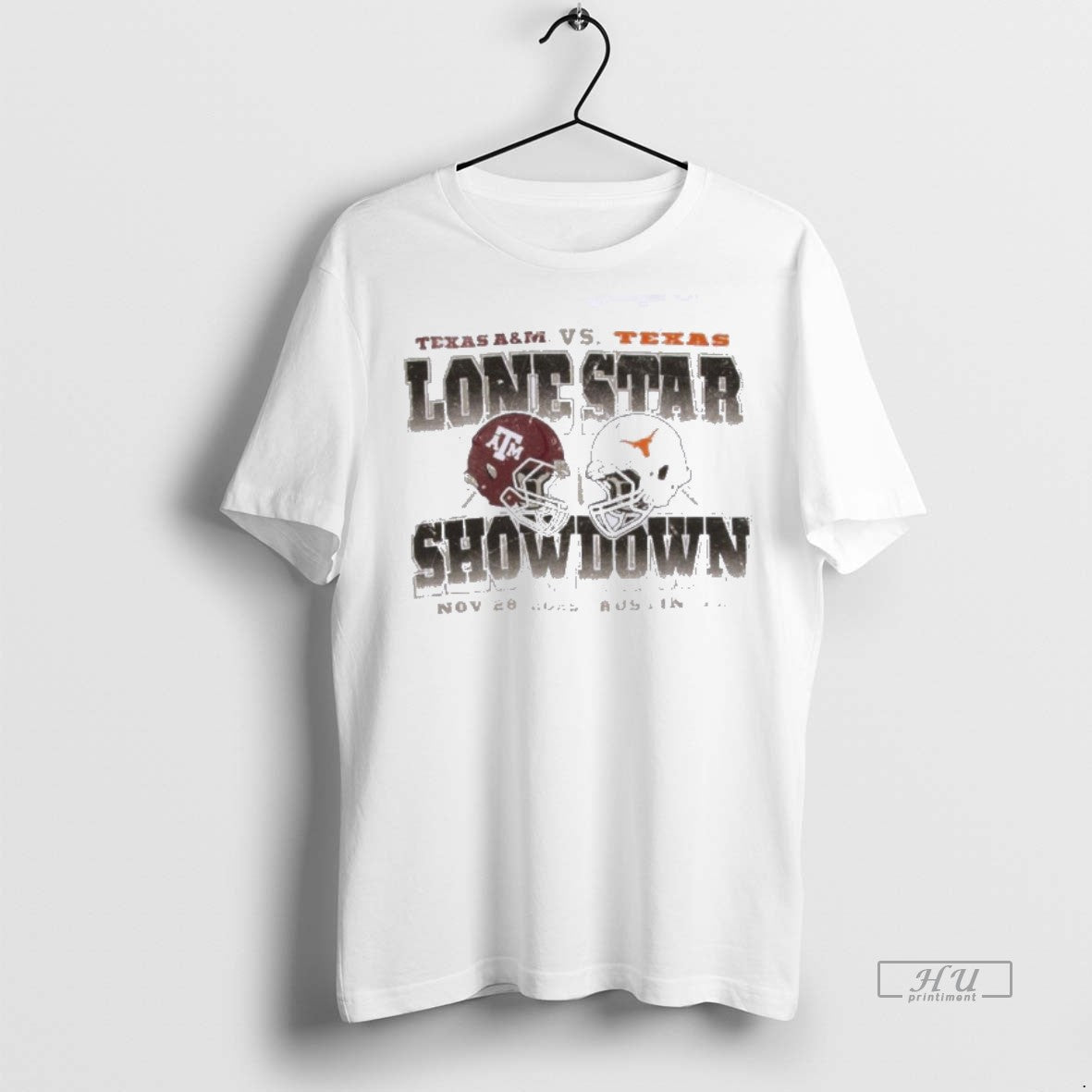 Officials Texas Longhorns Vs Texas Am Aggies 2025 Lone Star Showdown Helmet Premium