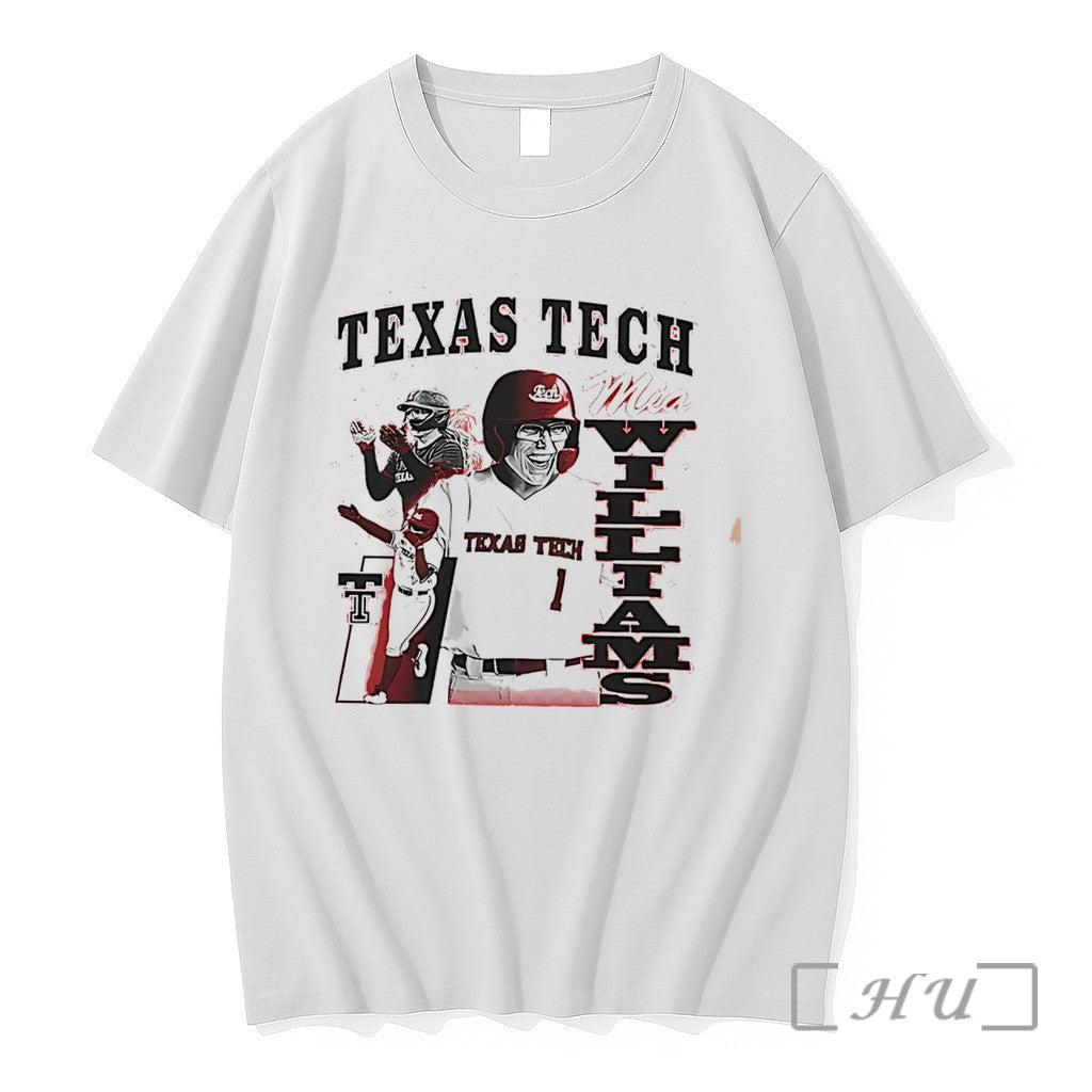 Officials Texas Tech Mia Williams Portrait Vintage Tee Unisex , , , Long Sleeve Tee