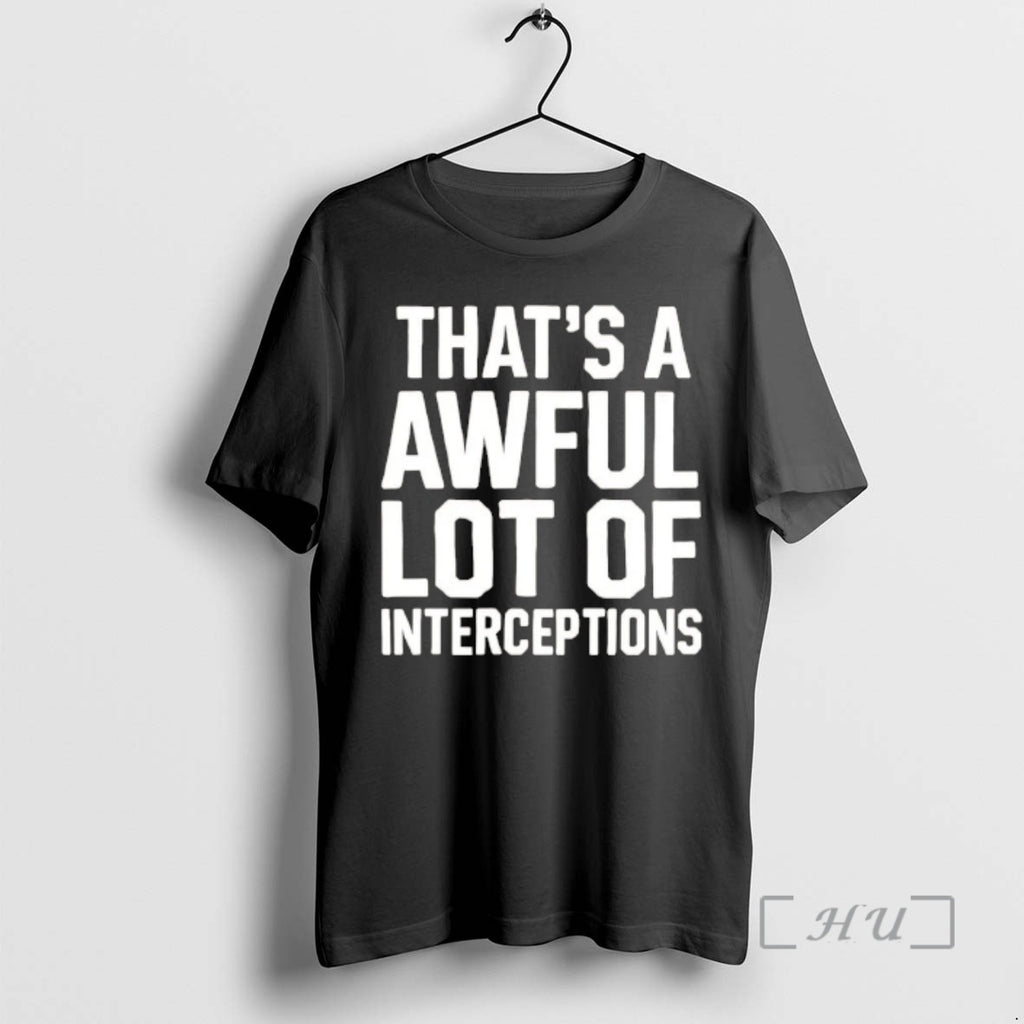 Officials Thats A Awful Lot Of Interceptions