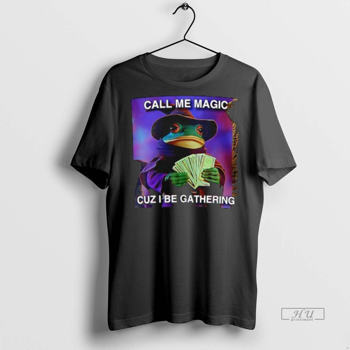 Officials The Frog Mage Call Me Magic Cuz I Be Gathering Premium Tee Shirt Sweater