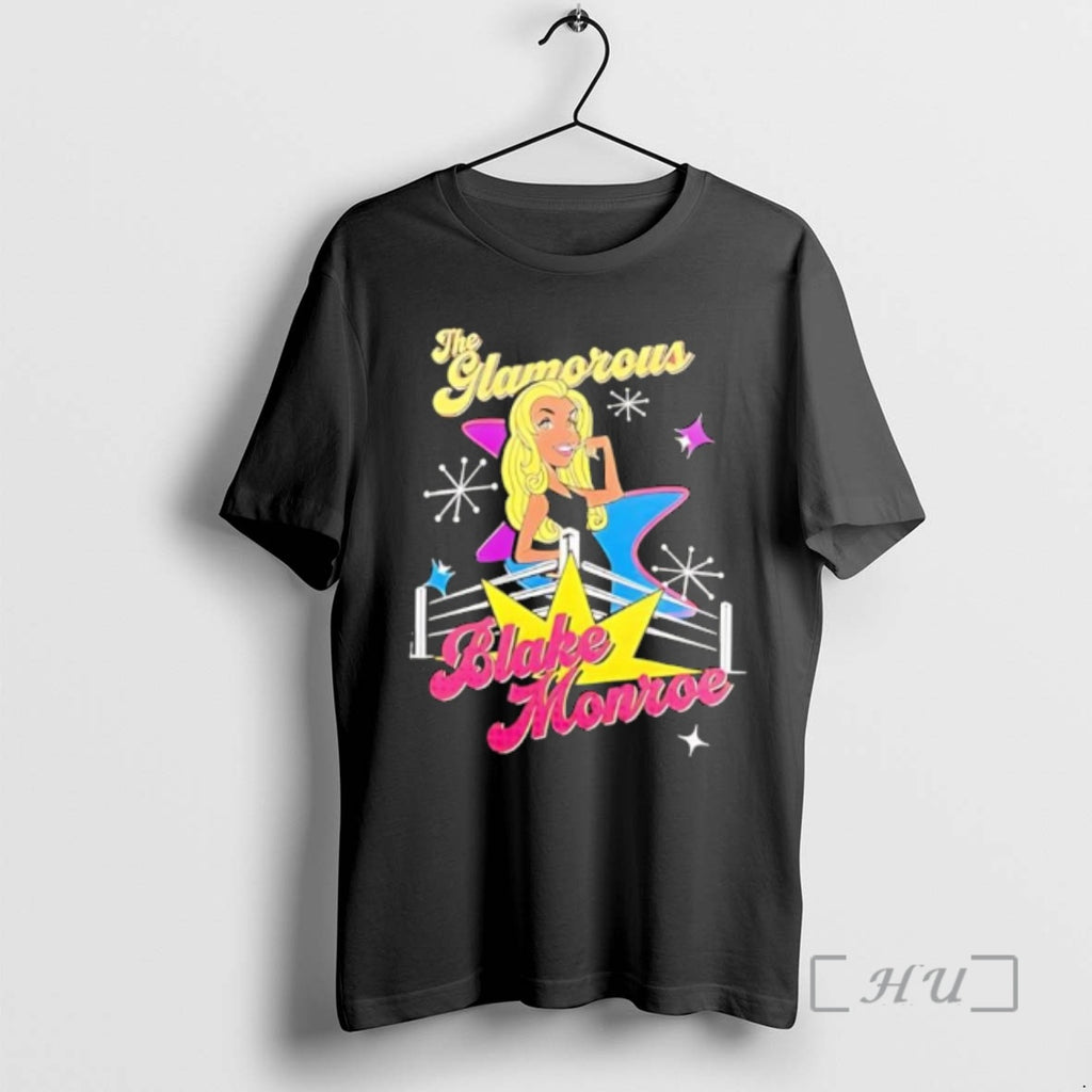 Officials The Glamorous Blake Monroe Pink Wrestling Ring Retro Style