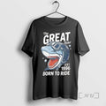 Officials The Great Rider Shark Vintage Biker Graphic