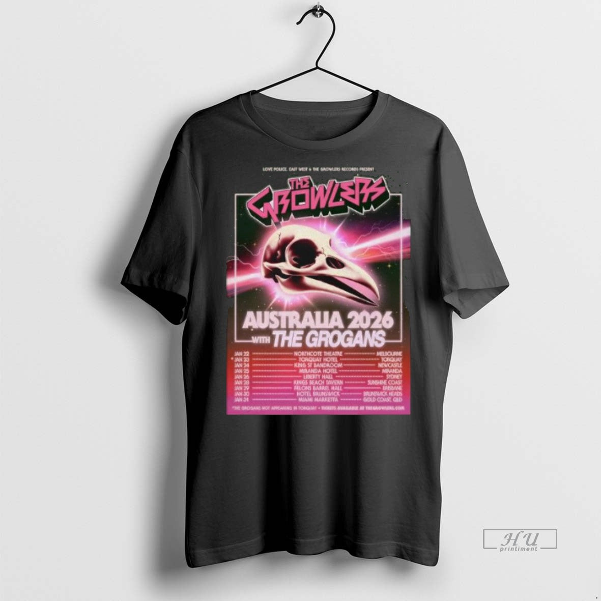 Officials The Growlers Australia 2026 Tour Premium Tee Shirt Sweater