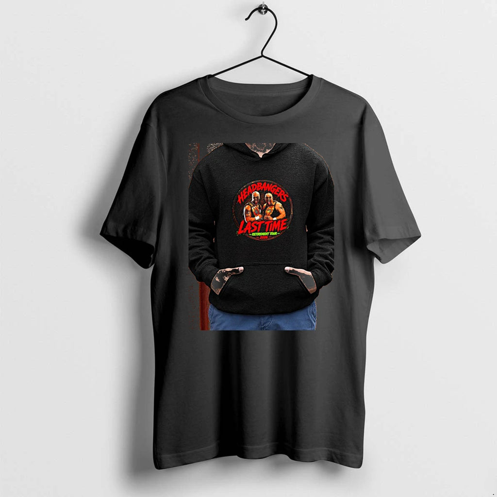 Officials The Headbangers Mosh Thrasher Retirement Tour 2026 Last Time Wrestling Premium T Shirt
