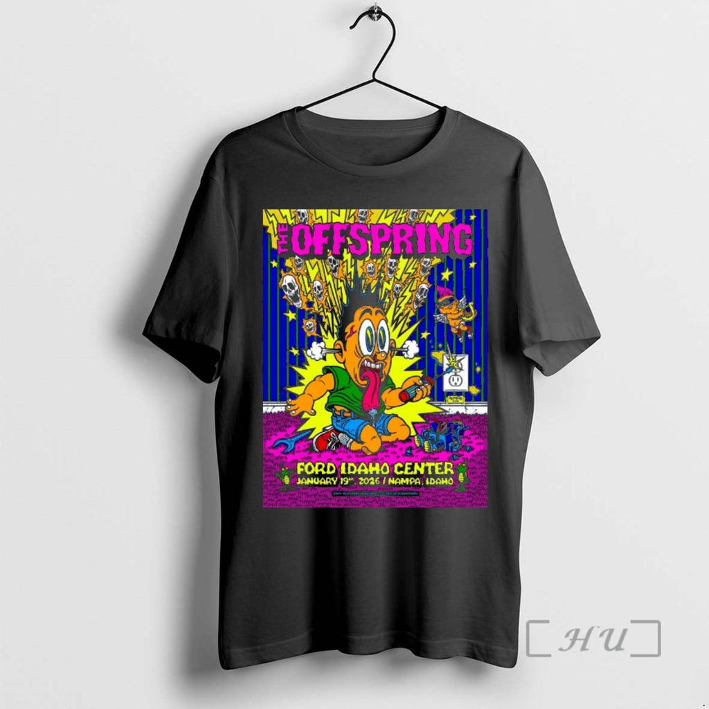 Officials The Offspring January 19 2026 Ford Idaho Center Nampa Id Tour Premium T Shirts