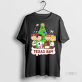 Officials The Peanuts Texas Am Aggies Merry Christmas 2025 Premium Tee Shirt Sweater