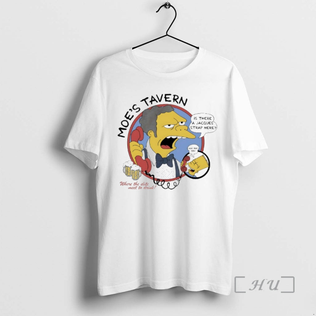 Officials The Simpsons Moes Tavern Where The Elite Meet To Drink Premium T Shirts Sweater