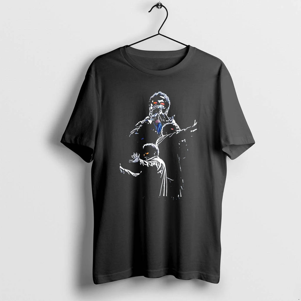 Officials The Weeknd Glowing Red Eyes Graphic Tee Premium T Shirt