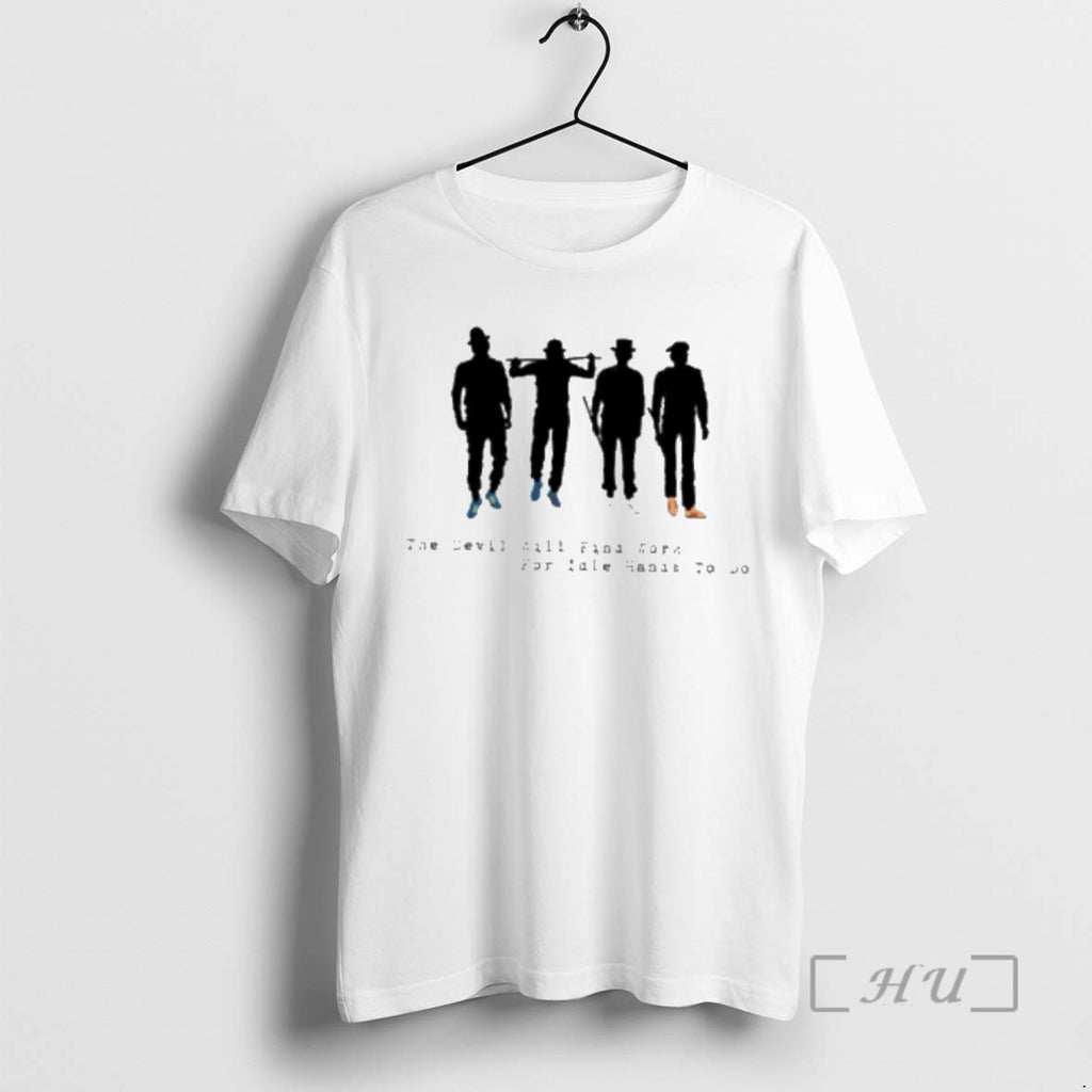 Officials The Devil Will Find Work For Idle Hands To Do Premium T Shirts Sweater