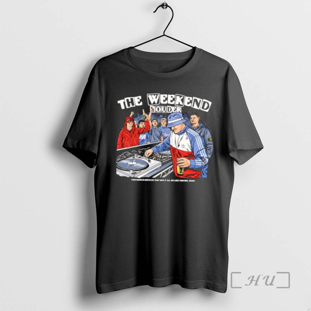 Officials The Weekend Louder Dj Crowd Illustration Graphic