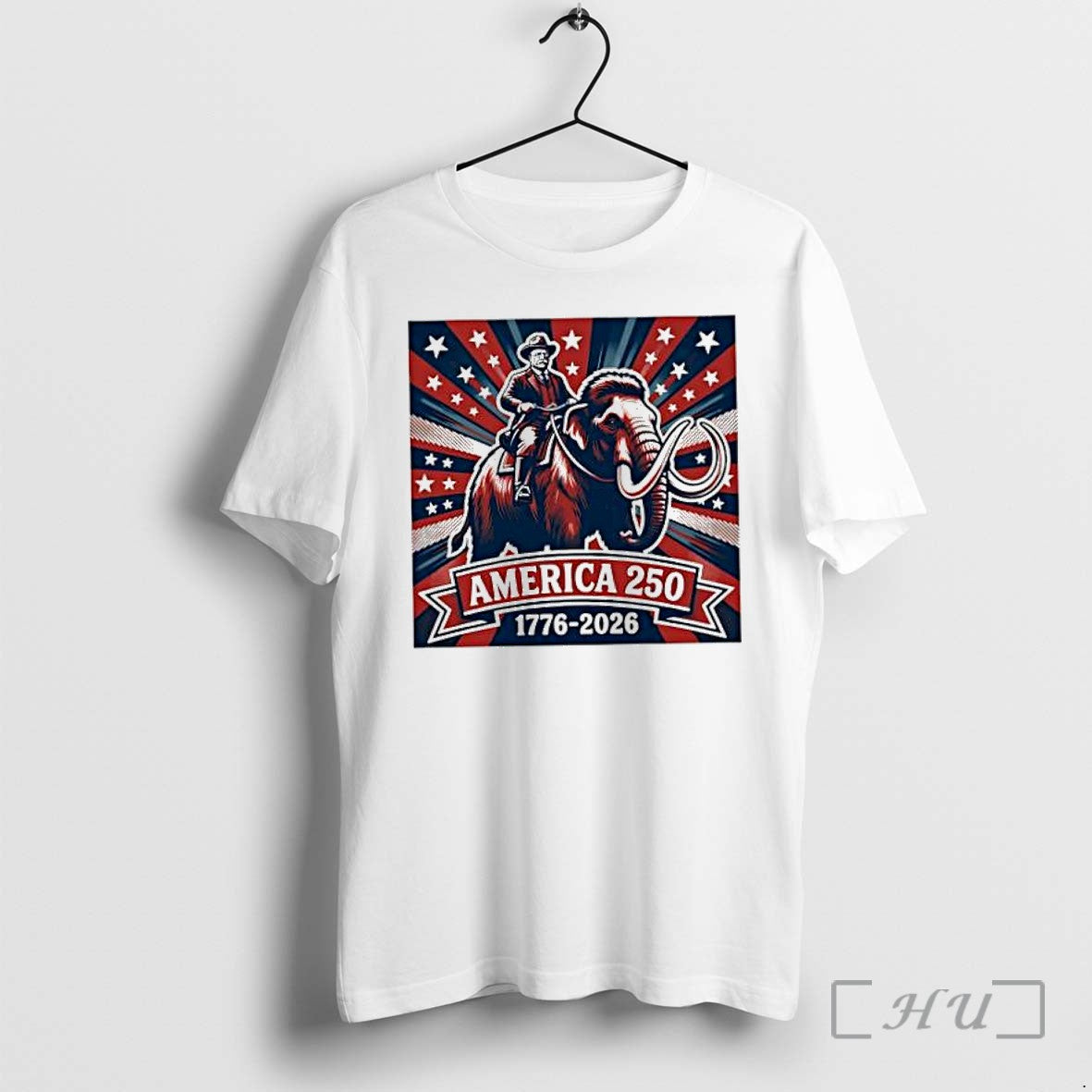Officials Theodore Roosevelt Mammoth America 250 1776 2026 Unisex , , , Long Sleeve Tee