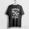Officials Thinking Of You Voodoo Doll Cotton Black Unisex , , , Long Sleeve Tee