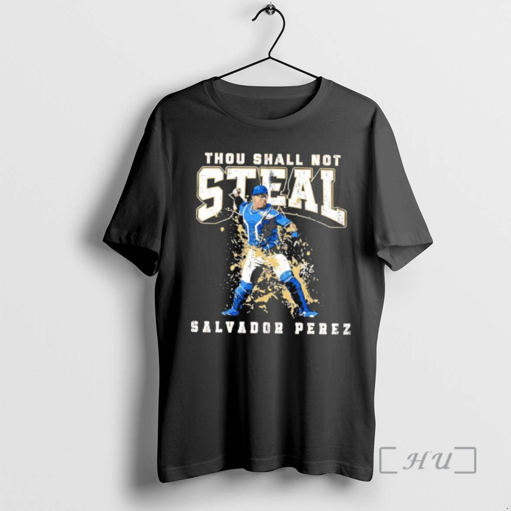 Officials Thou Shall Not Steal Salvador Perez Kansas City Catcher