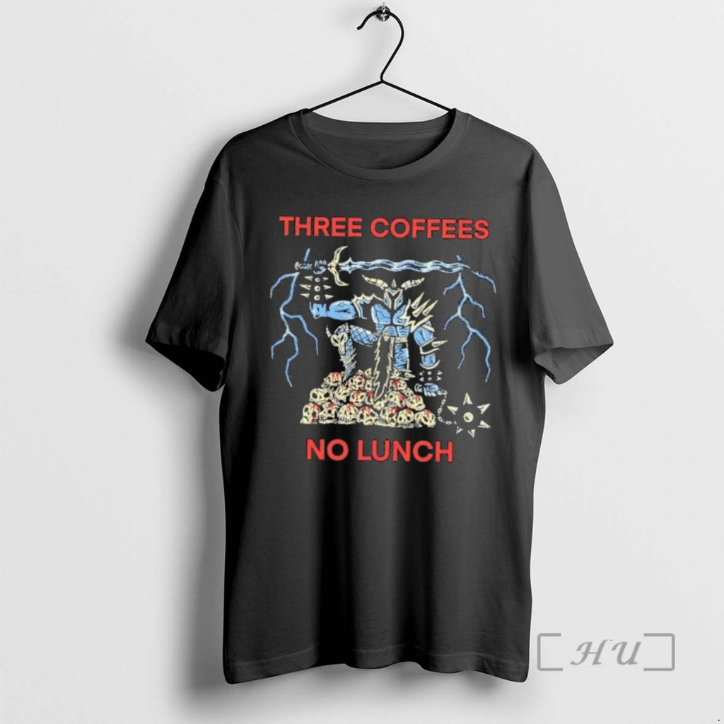 Officials Three Coffees No Lunch Skeleton Warrior Lightning