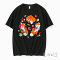 Officials Three Cute Foxes With Forest Premium T Shirts Sweater Jpg Unisex , , , Long Sleeve Tee