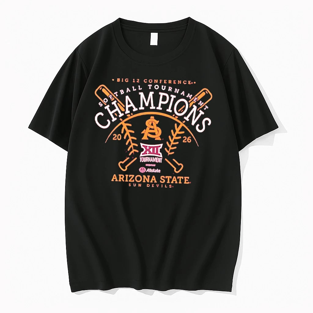Officials Torey Lovullo Arizona State Sun Devils 2026 Softball Tournament Champions Tee