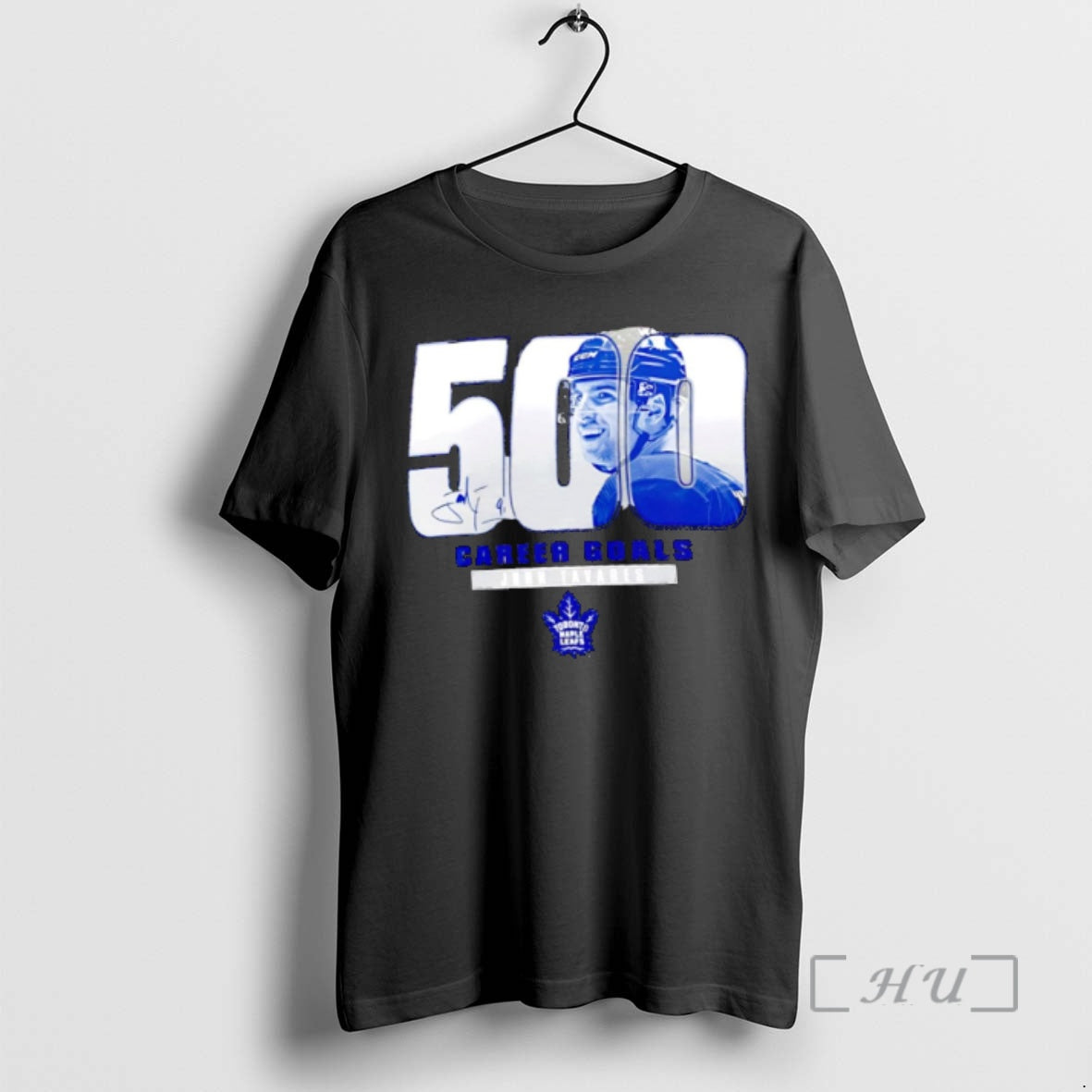 Officials Toronto Maple Leafs John Tavares 500 Career Goals Premium T Shirt Sweater