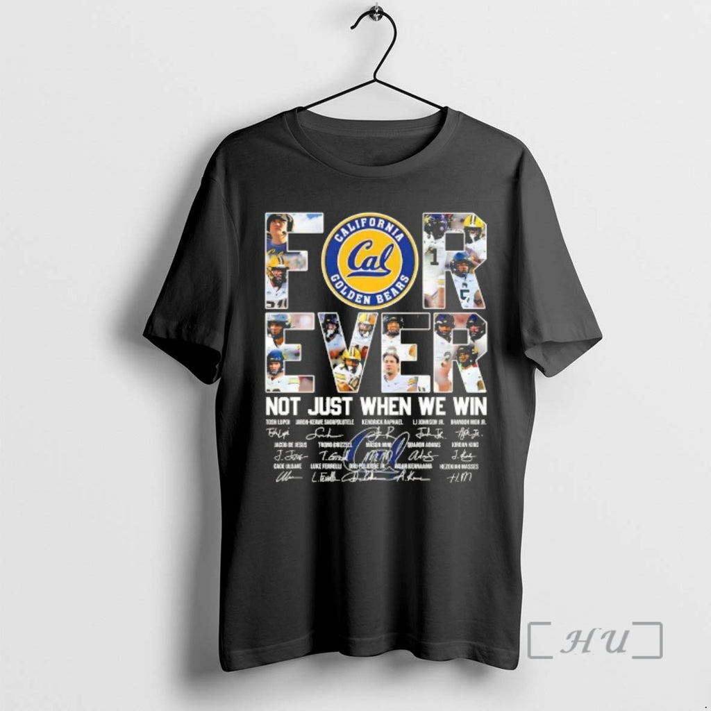 Officials Tosh Lupoi And Players California Golden Bears Forever Not Just When We Win Signatures