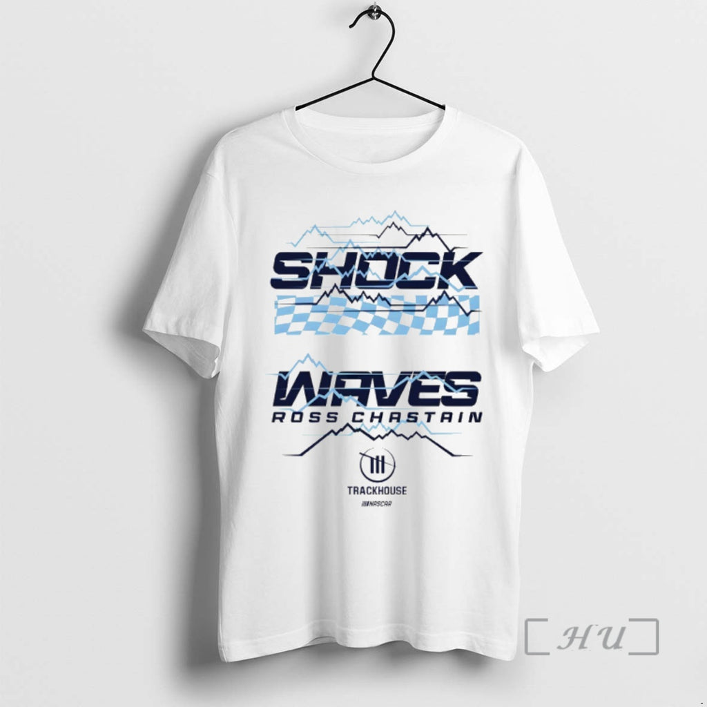 Officials Trackhouse Ross Chastain Busch Light Shock Waves 2026 Nascar Busch Premium T Shirts Sweater