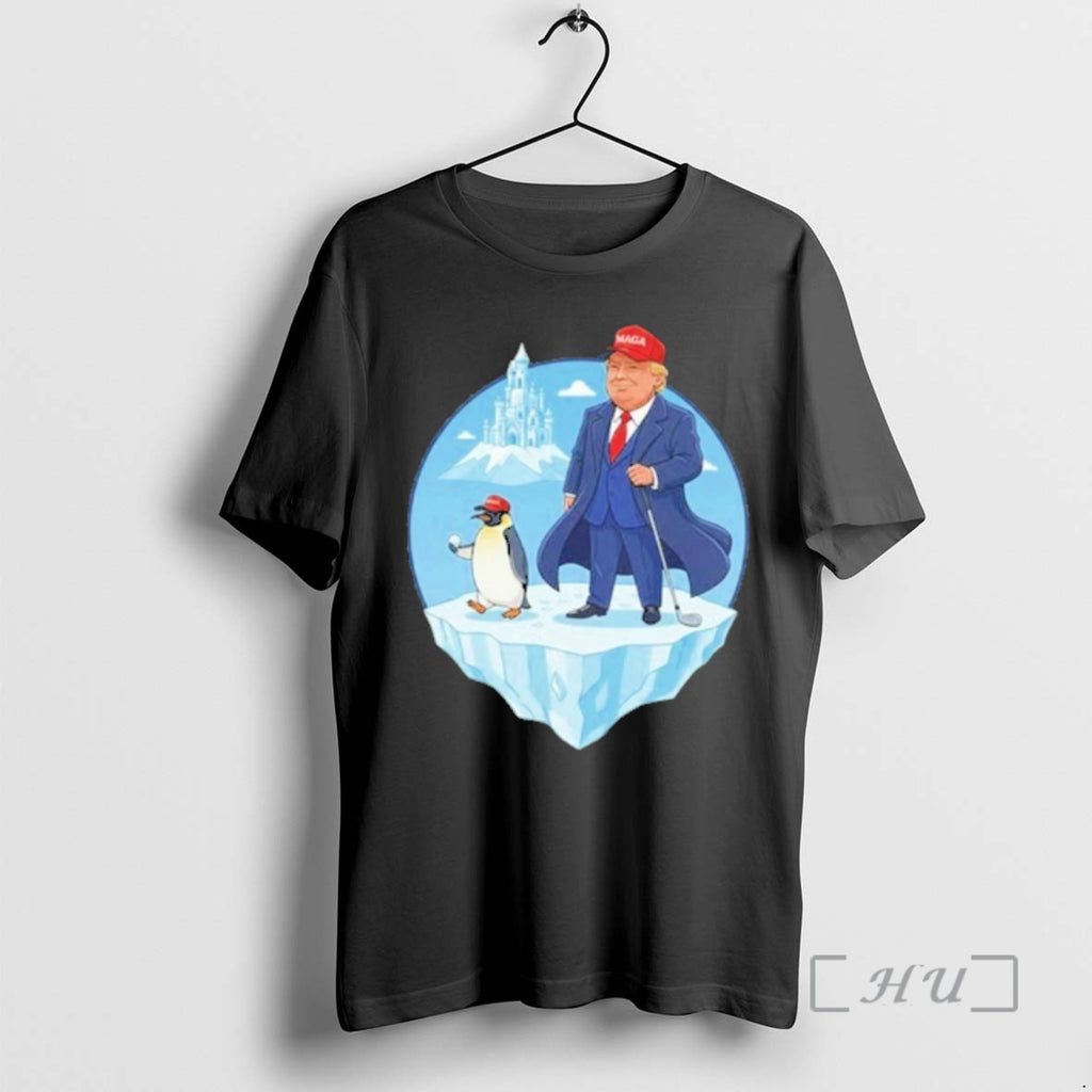 Officials Trump And Penguin In Greenland Maga