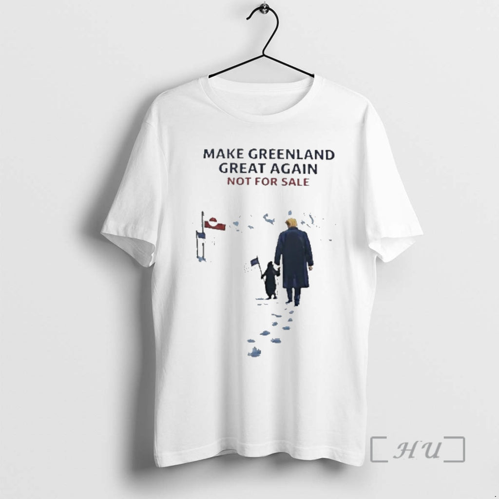 Officials Trump Penguin But Why Make Greenland Great Again Not For Sale Premium T Shirts