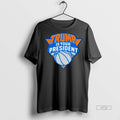 Officials Trump Is Your President Knicks Logo Ornaments Premium Tee Shirt Sweater
