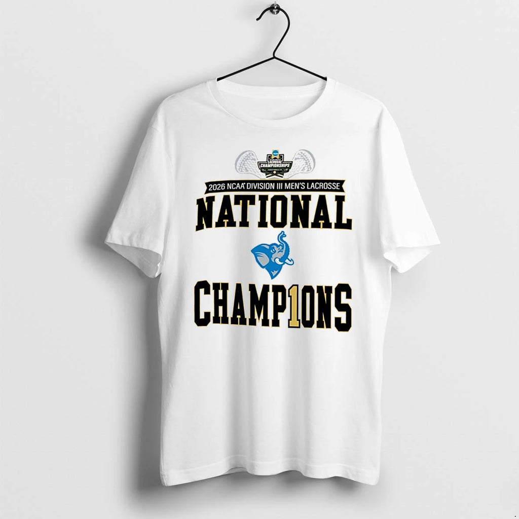 Officials Tufts Jumbos 2026 Ncaa Division Iii Mens Lacrosse Champions Tee Premium T Shirt