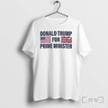 Officials Tyson Fury Donald Trump For Prime Minister Unisex , , , Long Sleeve Tee