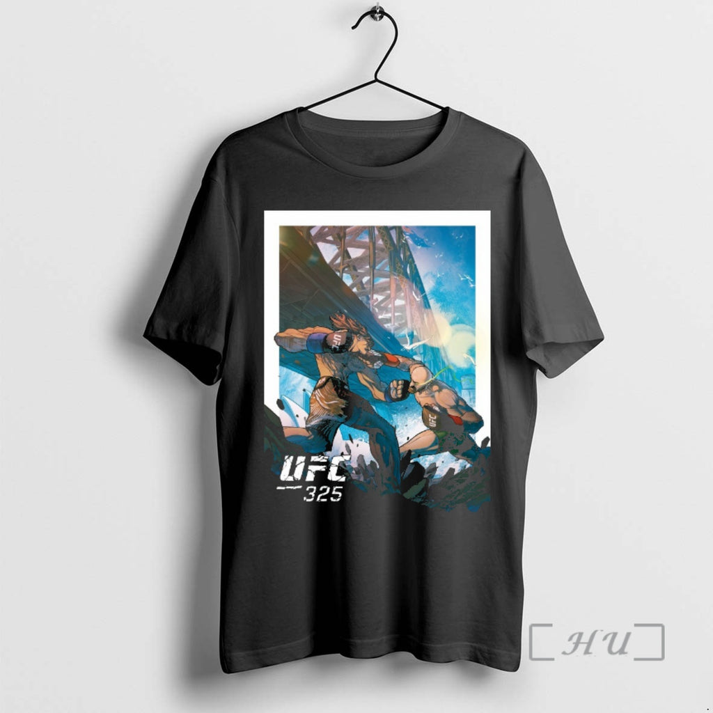 Officials Ufc 325 Volkanovski Vs Lopes 2 Artist Series Comic Style Art T Premium