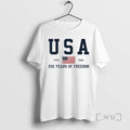 Officials Usa 250 Years Of Freedom 1776 2026 Americas 250th Birthday Retro Premium T Shirts