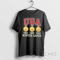 Officials Usa Hockey Miracle On Ice 1980 1960 2026 Gold Medals Premium T Shirts Sweater