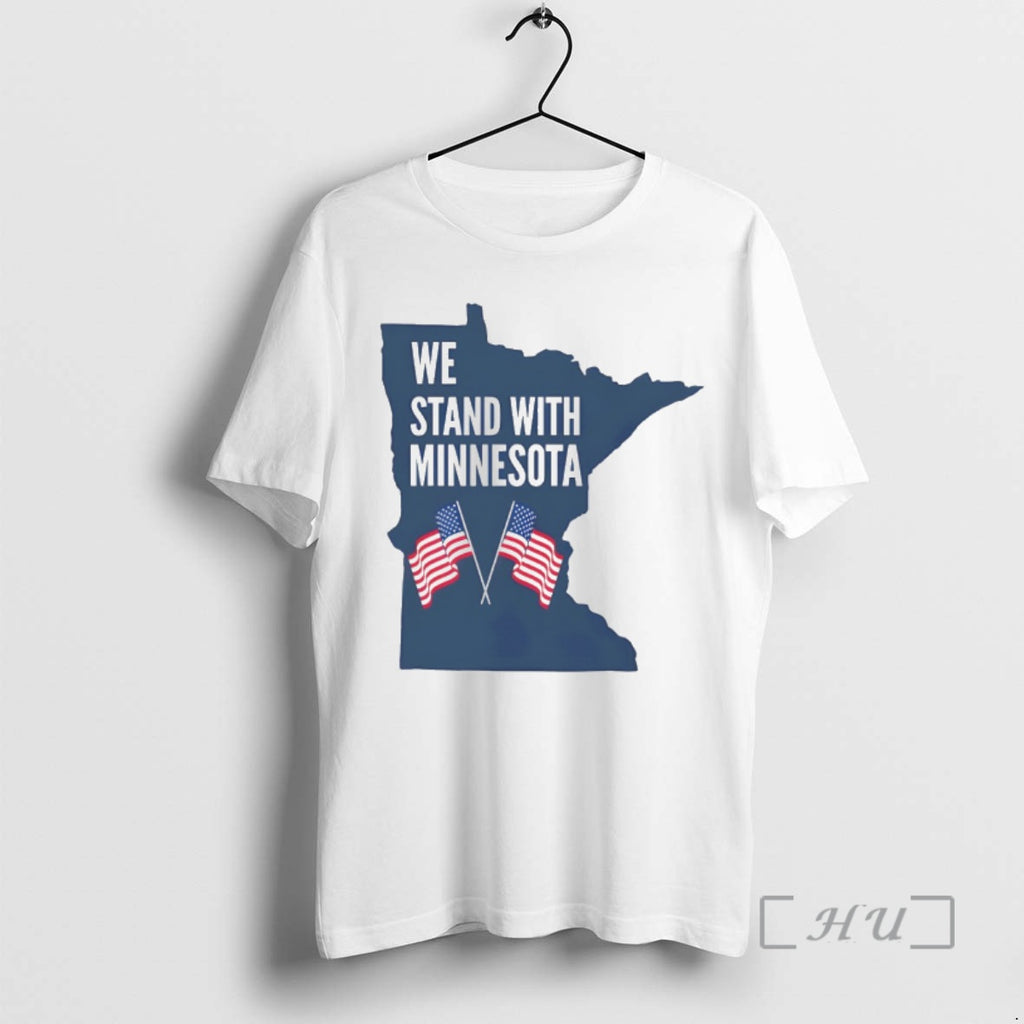 Officials Usa Flag We Stand With Minnesota