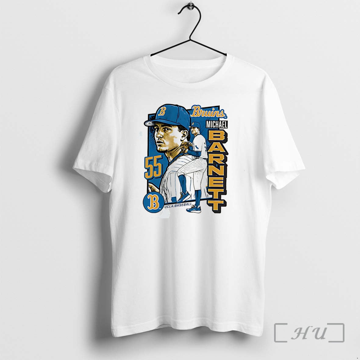 Officials Ucla Bruins Michael Barnett Posing Vintage Tee Unisex , , , Long Sleeve Tee
