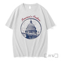 Officials United States Capitol Building Americas Pastime Baseball Fireworks Mlb Unisex , , , Long Sleeve Tee