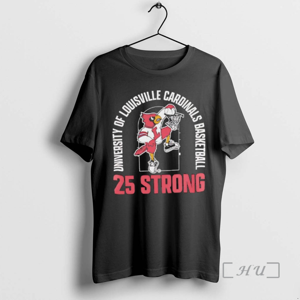 Officials University Of Louisville Cardinals Basketball Team 25 Strong Graphic
