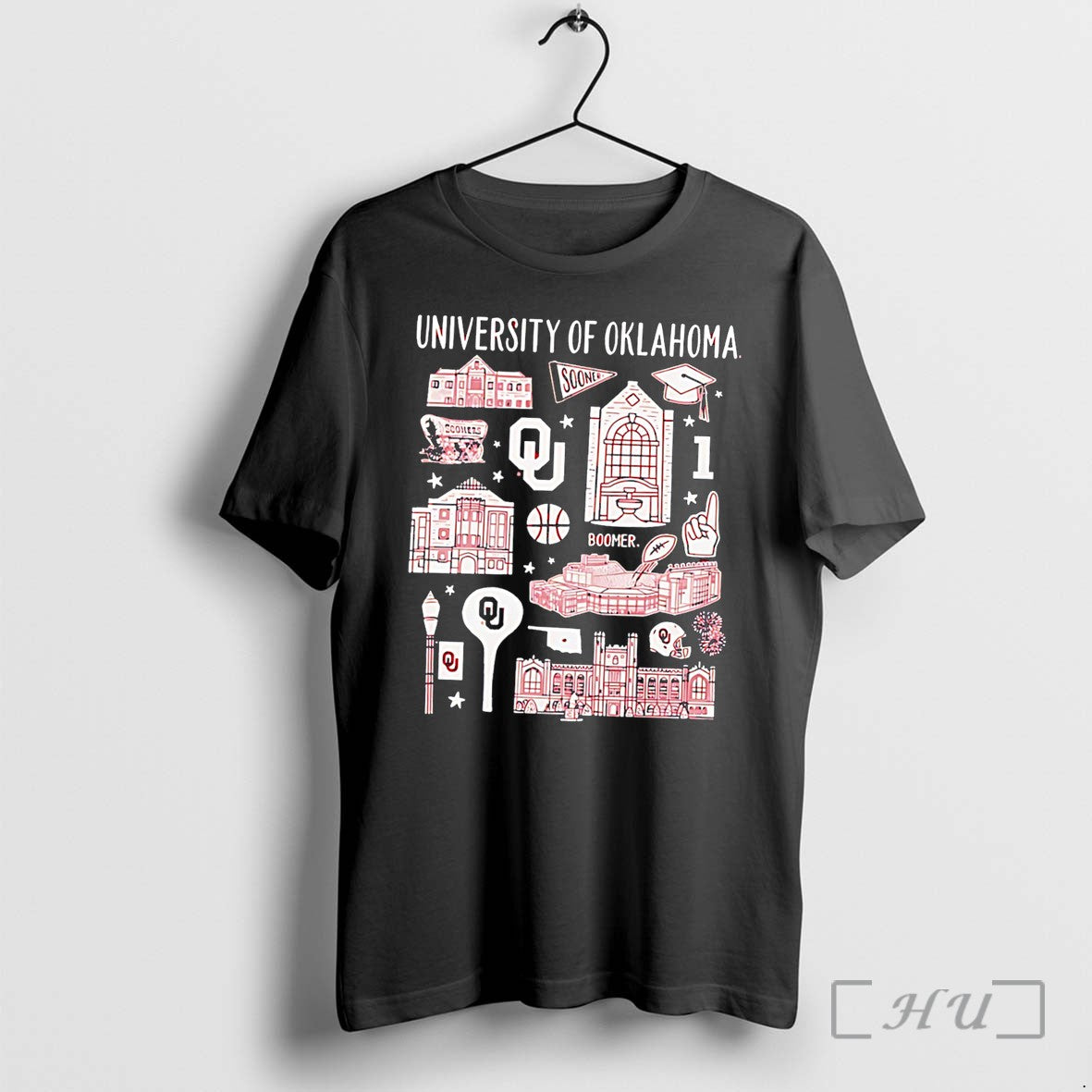 Officials University Of Oklahoma Graphic Tee Unisex , , , Long Sleeve Tee
