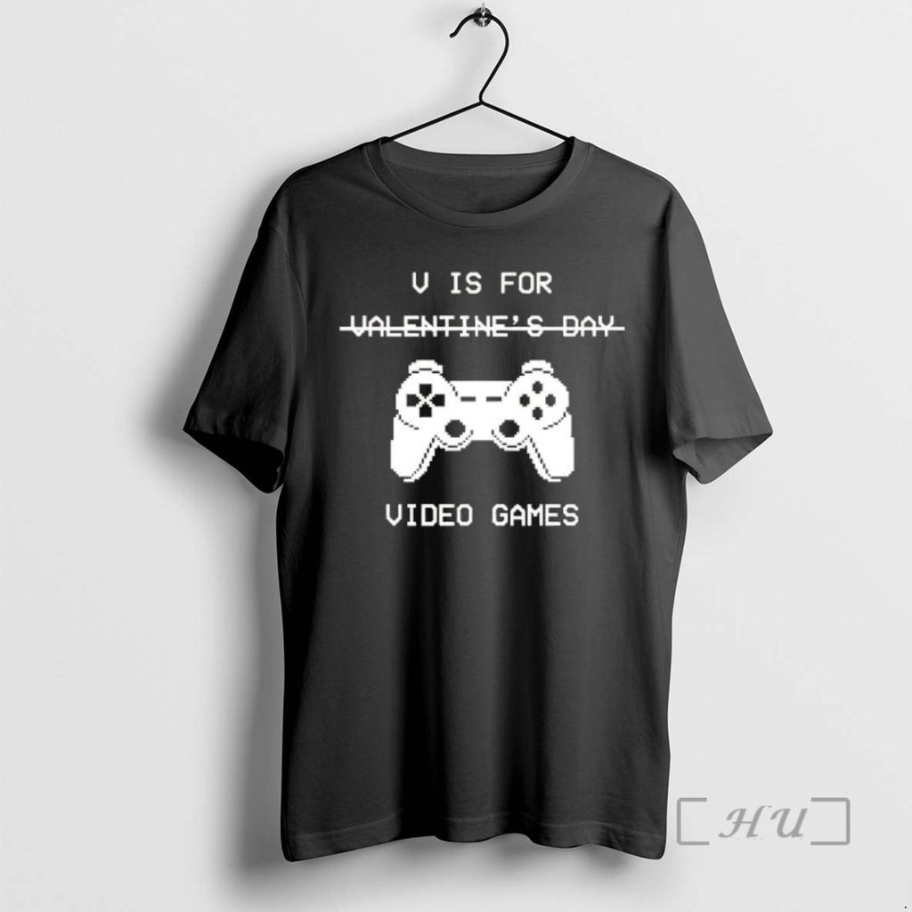 Officials V Is For Video Games Valentines Day