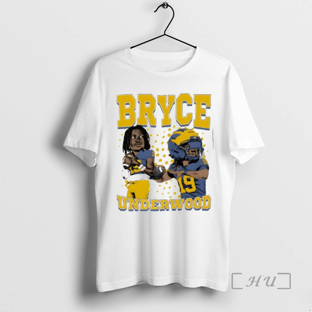 Officials Valiant University Of Michigan Bryce Underwood Caricature