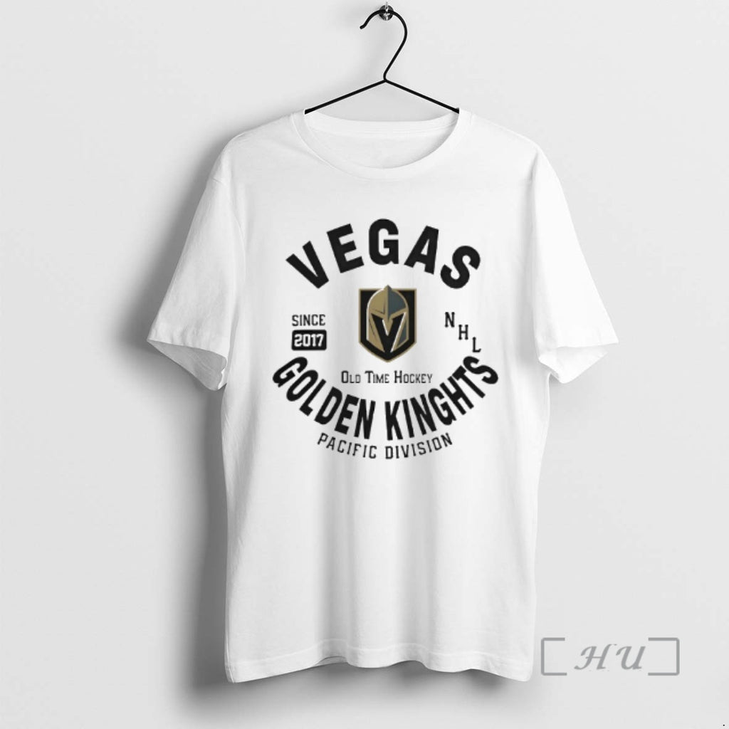 Officials Vegas Golden Knights Pacific Division Old Time Hockey Nhl Since 2017 Premium T Shirts