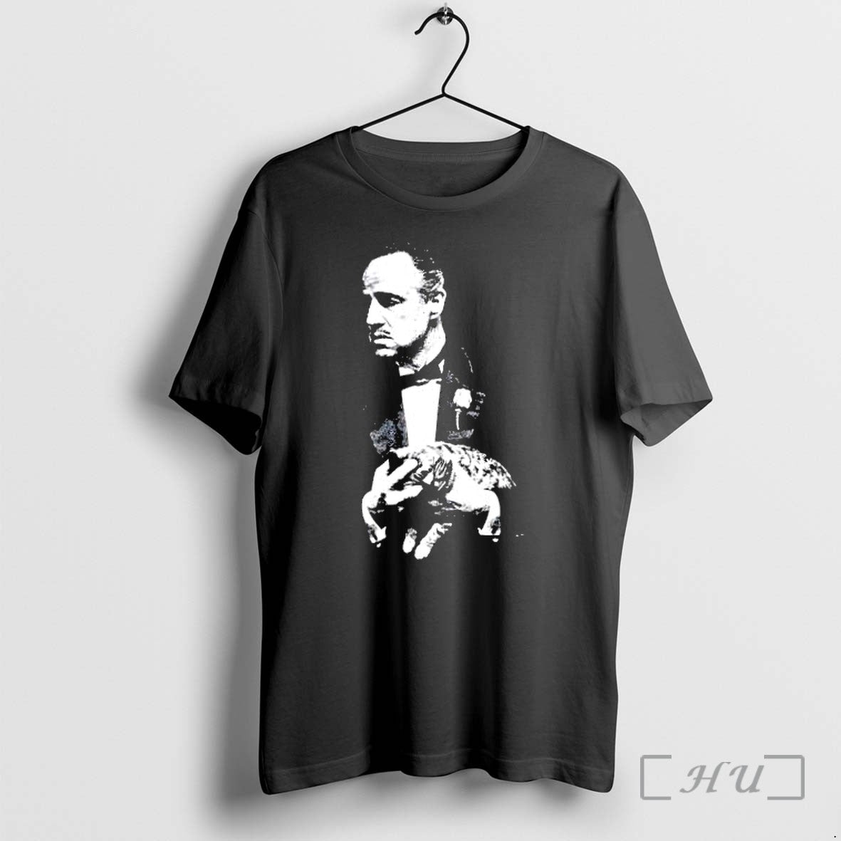 Officials Vito Corleone The Godfather Marlon Brando Movie Character Film Noir Art Premium T Shirts