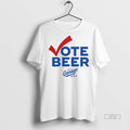 Officials Vote Beer Garage Beer Promotional Logo Premium Tee Shirt Sweater